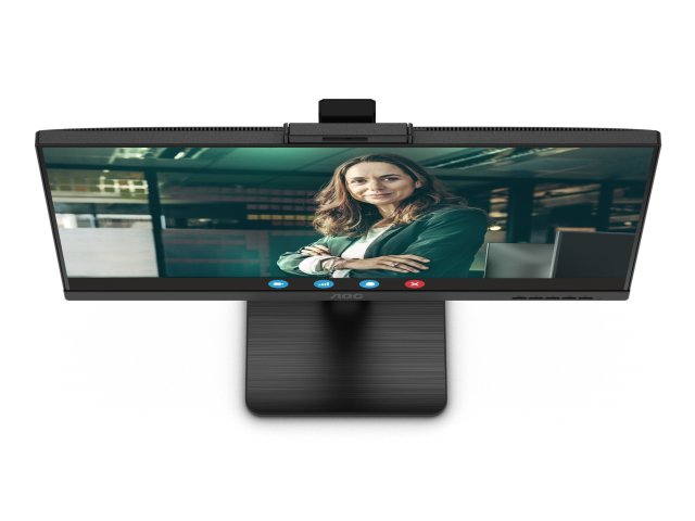 AOC uvedlo na trh podnikové monitory s USB-C dokováním, řetězením a vestavěnými kamerami