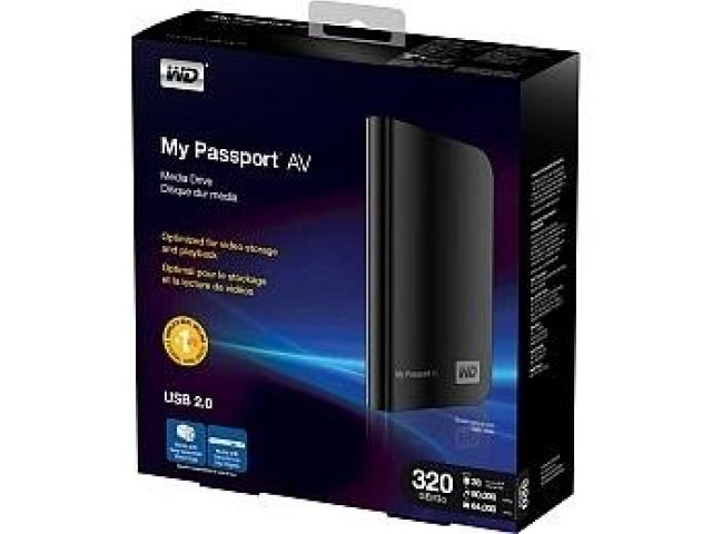 Externí disk WD My Passport AV pro záznam videa a hudby