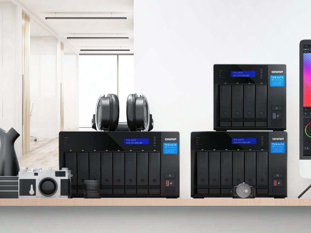 NAS TVS-HX74 S QUTS Hero na souborovém systému ZFS