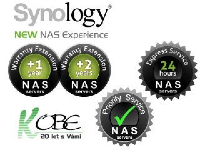 Kobe rozšířilo nabídku servisních balíčků pro Synology NAS