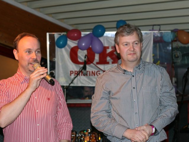 Oki s partnery na novoroční číši