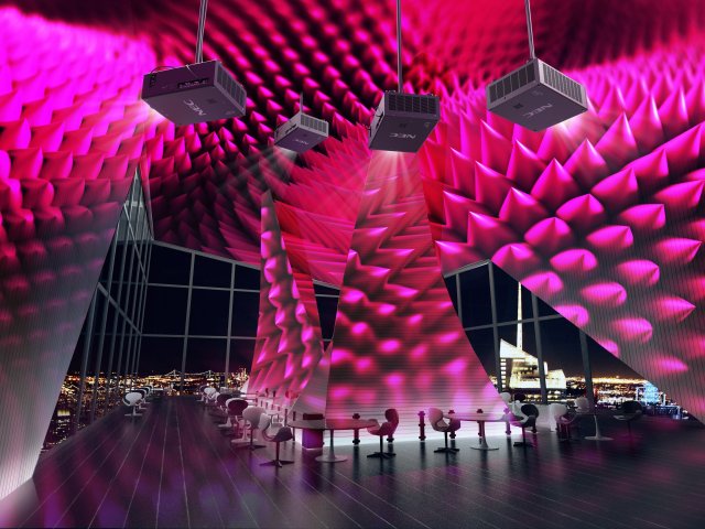 Sharp/NEC - SIGNAGE Laserová projekce