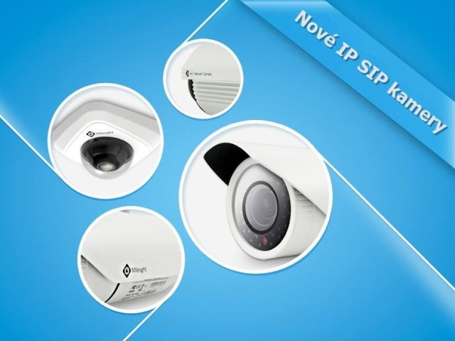 IP SIP kamery pro dokonalý monitoring domova či firmy