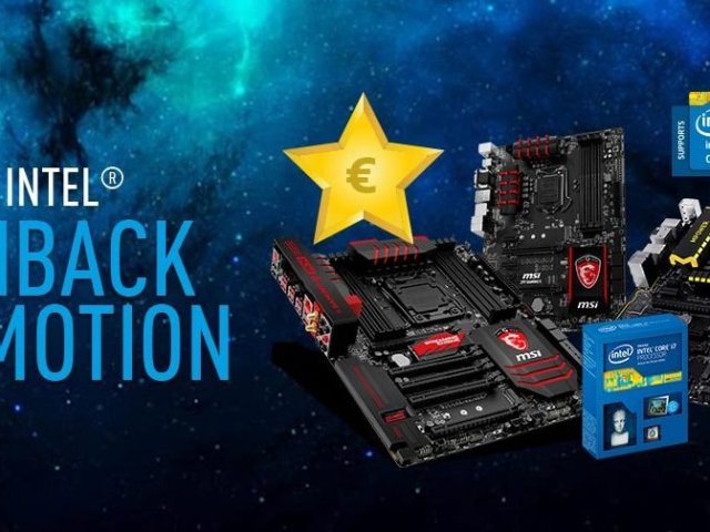 MSI při nákupu základní desky a procesoru Intel vrací část peněz