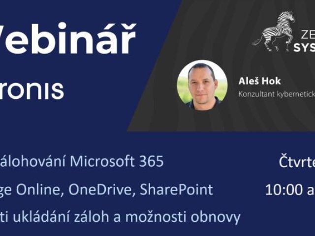 Záznam z webináře Acronis: Jak na zálohování Microsoft 365 s řešením Acronis