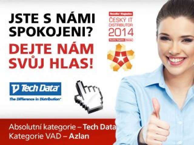 Podpořte Tech Datu v anketě o nejlepšího českého IT distributora roku 2014