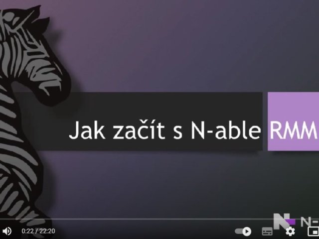 Záznam webináře N-able: Jak začít používat N-able RMM