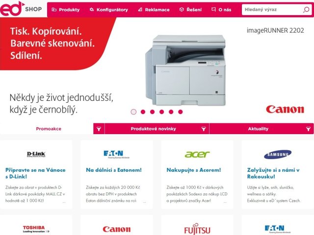 eD‘ system Czech zavírá starý objednávkový systém