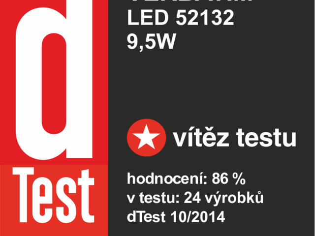 Verbatim LED 52132 E27 9.5W vítězem dTestu