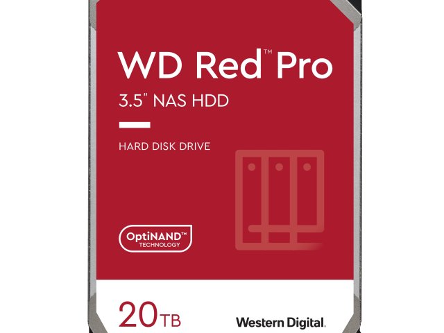 Western Digital uvádí na trh nejnovější 20TB pevný disk WD Red Pro 