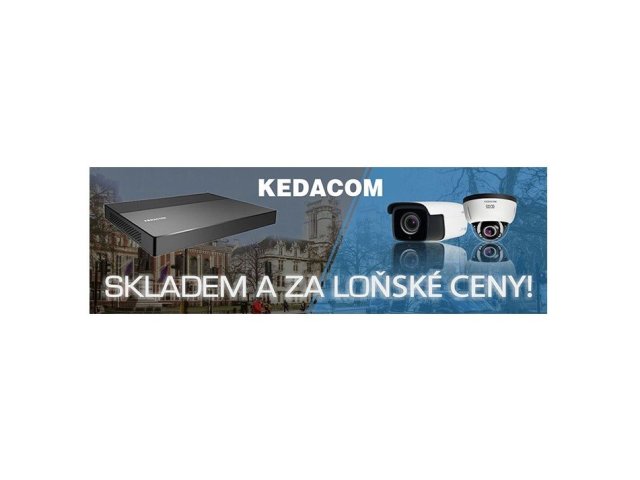 Kamery KEDACOM skladem a za loňské ceny!
