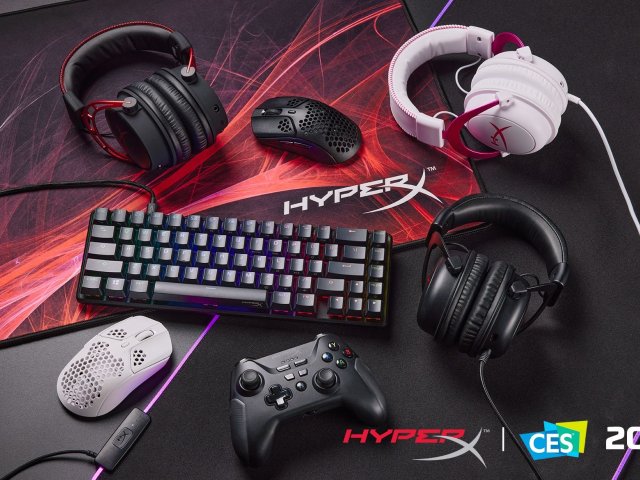 HyperX představil bezdrátová herní sluchátka s výdrží 300 hodin a další novinky