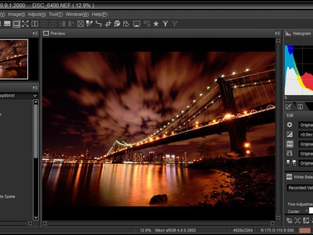 Capture NX-D od Nikonu pro zpracování RAWů