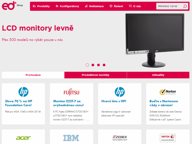 Seznamte se: eD Shop, nový portál eD‘ system Czech