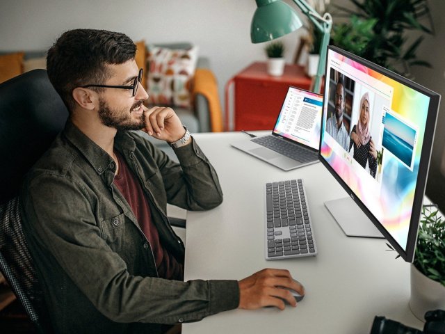 Dell představil nové monitory. Je mezi nimi přenosný model i modely s USB-C