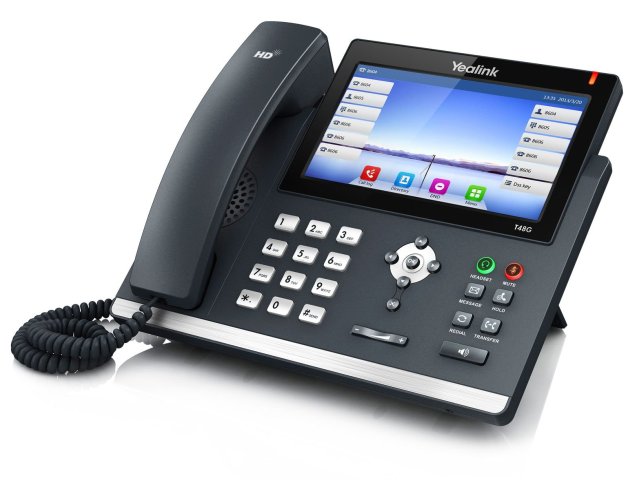 Yealink SIP-T48G - elegantní gigabitový IP telefon s dotykovým displejem