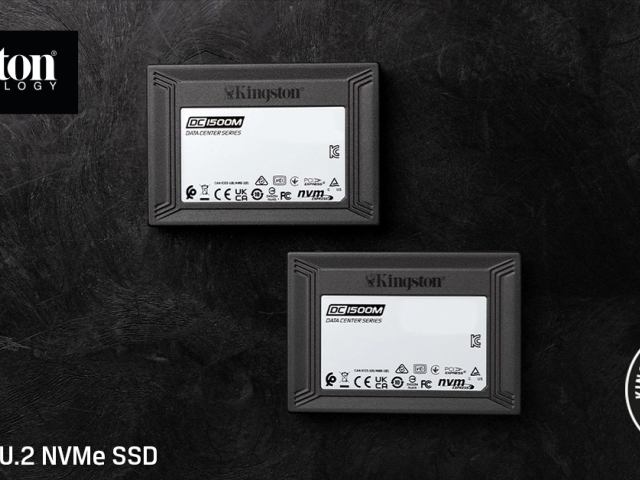 Kingston Digital dodává U.2 NVMe SSD disk DC1500M pro datová centra