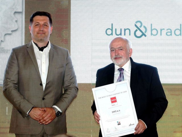 SWS vyhlášena nejstabilnější firmou v České republice za rok 2020