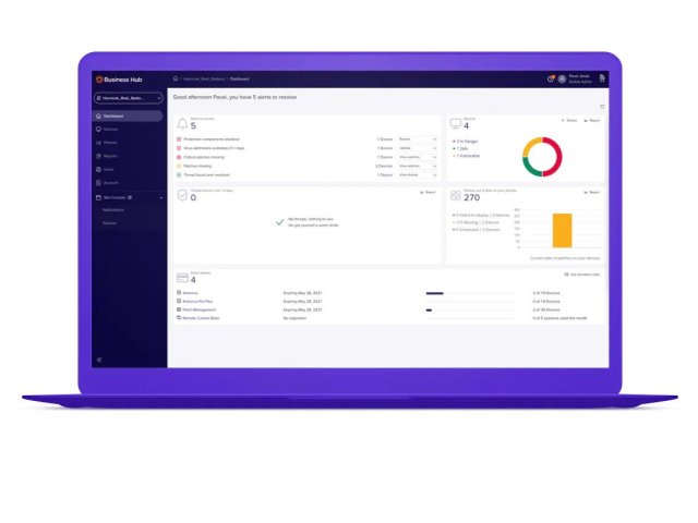 Avast Business Hub konsoliduje řízení firemní bezpečnosti na jedno místo