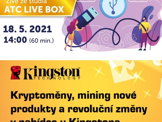 ATC živá vysílání i-tec a Kingston 