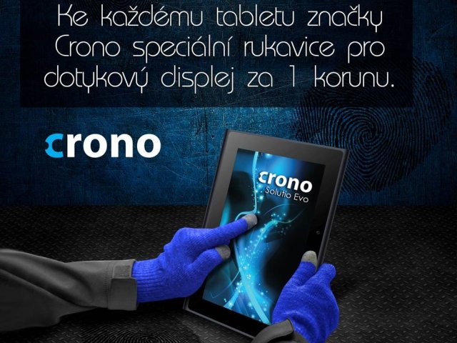 K tabletům Crono – speciální rukavice za 1 korunu