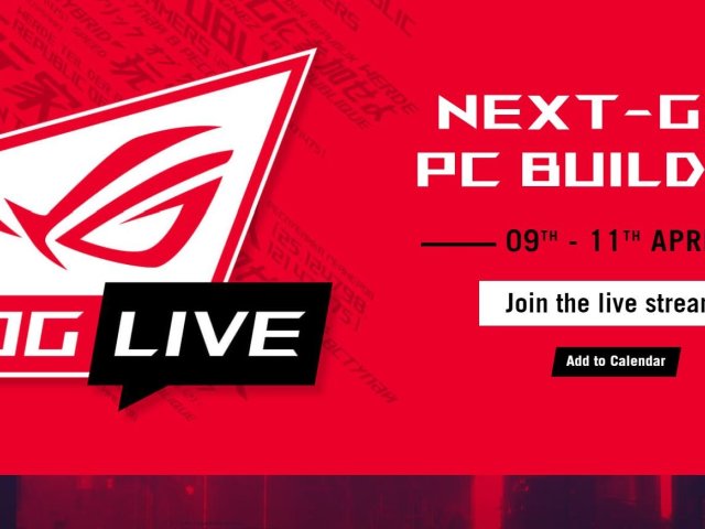 Startuje třídenní online festival PC buildingu ASUS ROG Live 2021