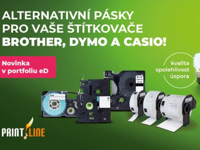 eD system je distributorem tiskových pásek a etiket PrintLine 