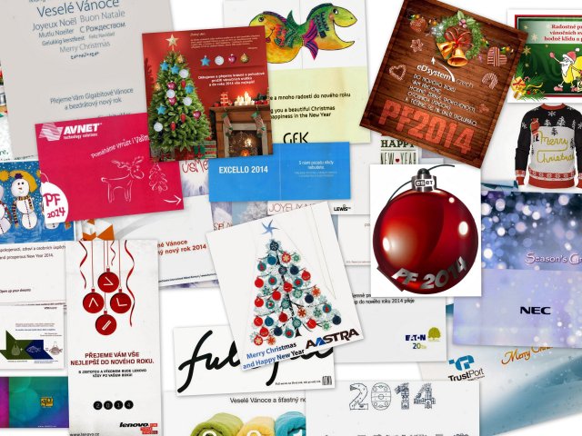 Galerie vánočních přání a novoročenek 2014