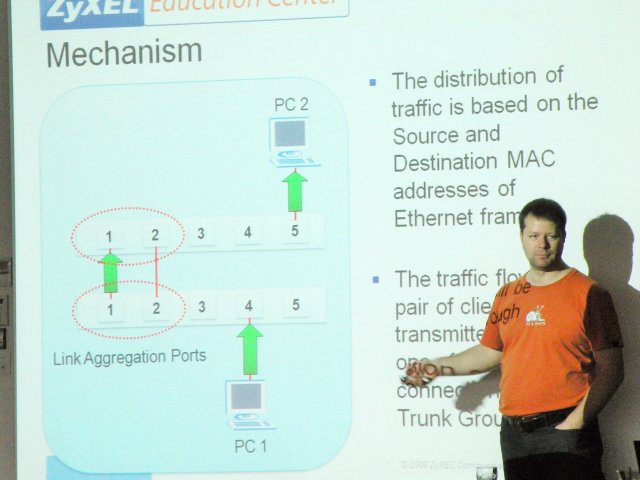 Zyxel školil sítě