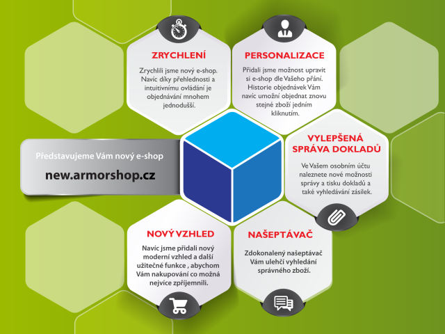 Nový Armor e-shop