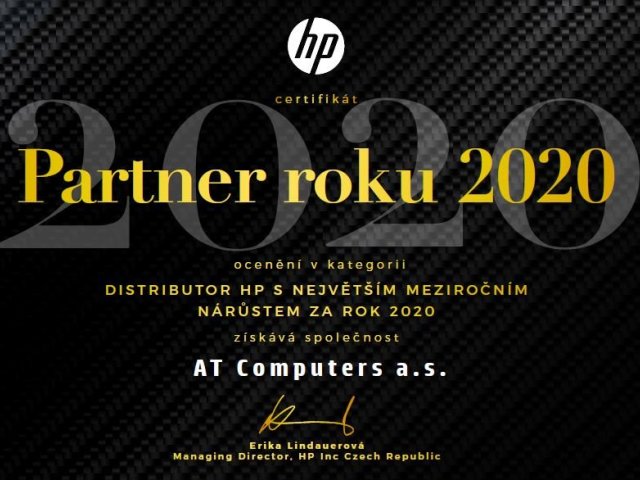 AT Computers HP partnerem roku 2020
