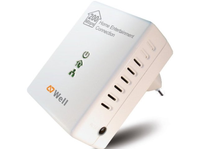 NOVINKA mini powerline adaptér WELL PL-200