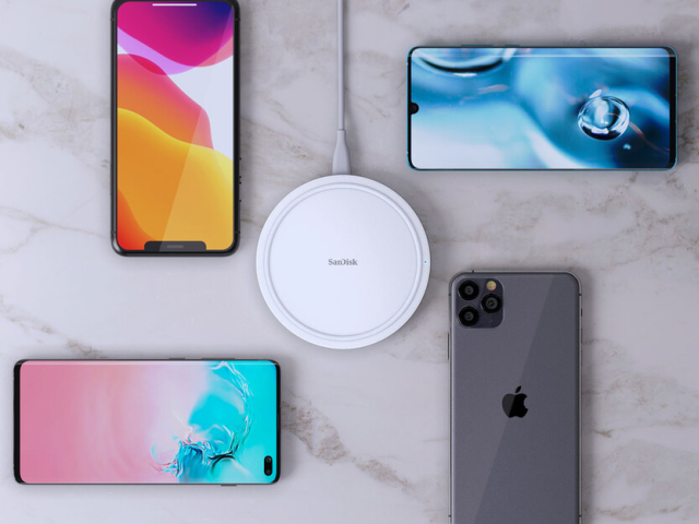 Inovativní bezdrátové nabíječky a nový duální flash disk SanDisk