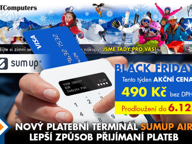 SumUp AIR u ATC za 490 Kč bez DPH