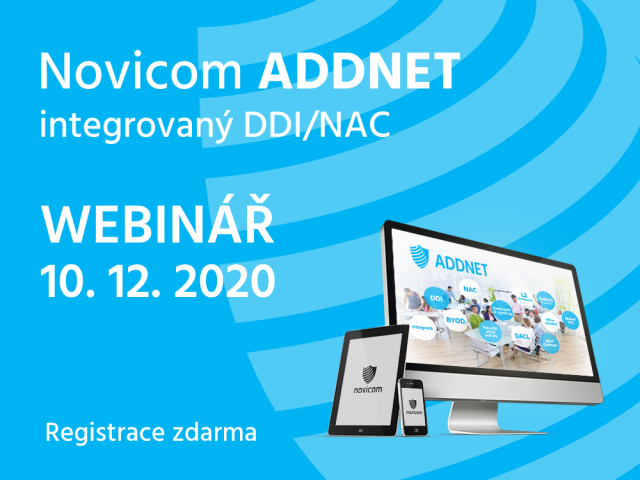 Chcete vědět, jak mít síť pod kontrolou a v bezpečí? Přihlašte se na Novicom webinář.