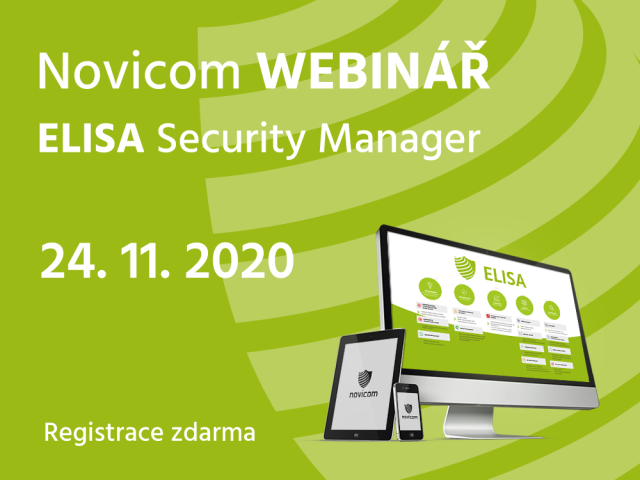 Novicom zve zdarma na webinář ELISA