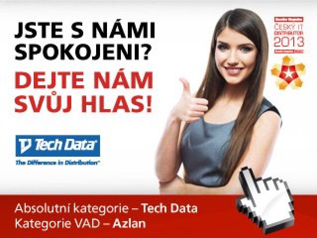 Dejte svůj hlas Tech Data v anketě IT distributor 2013!