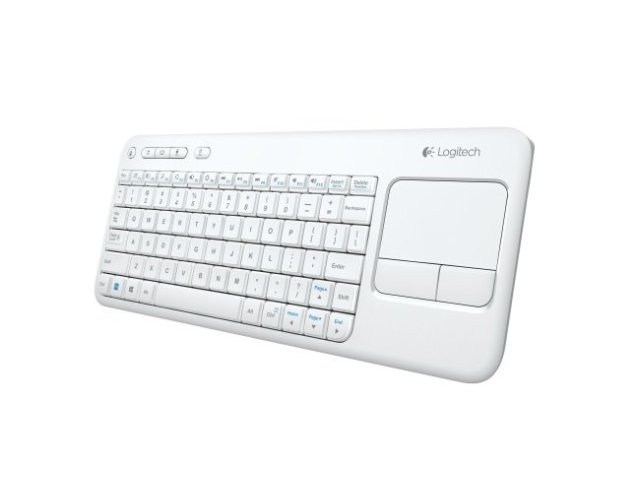 Logitech: klávesnice Wireless Touch Keyboard K400 White