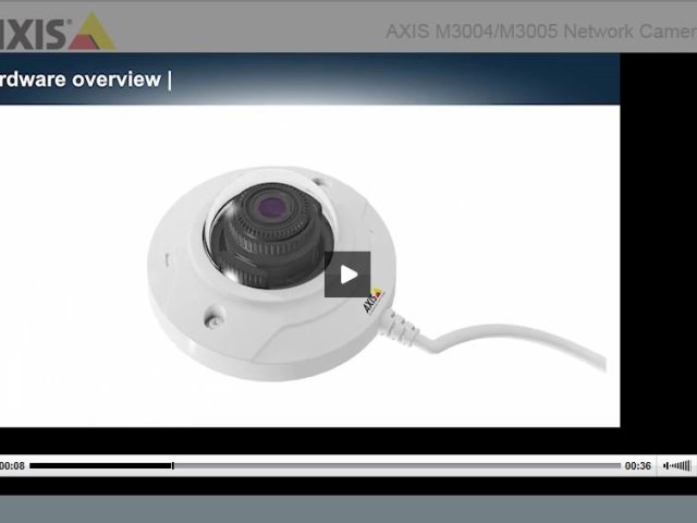 Jednoduchá instalační videa od Axis