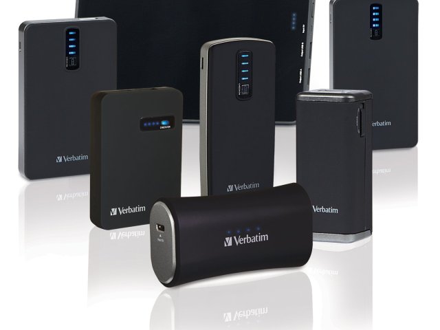 Verbatim: Přenosné napájecí zdroje a nabíječky