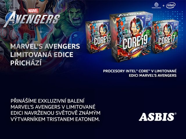 Procesory Intel Core v limitované edici Marvel’s Avengers