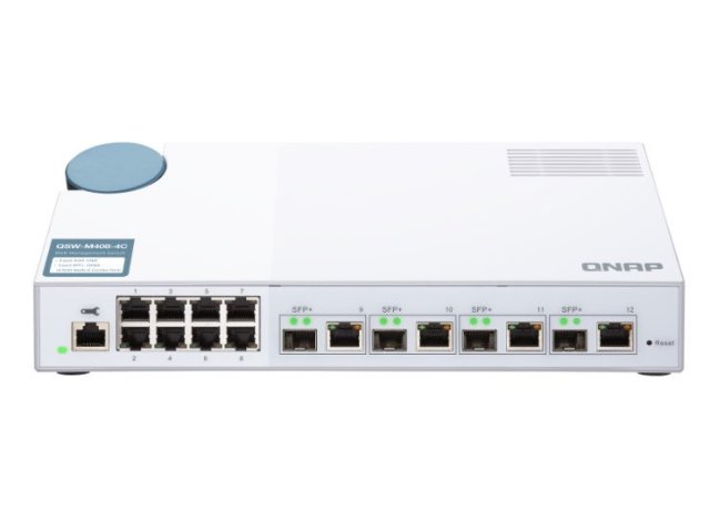 QNAP představil webově managovatelné 10GbE switche pro SMB