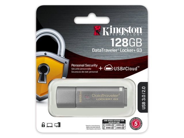 Kingston přestavil šifrované 128GB flashdisky