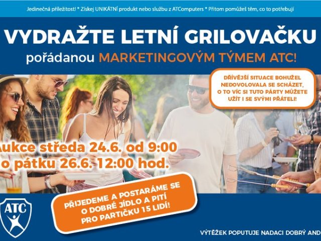 Nová ATC Aukce - grilovačka!