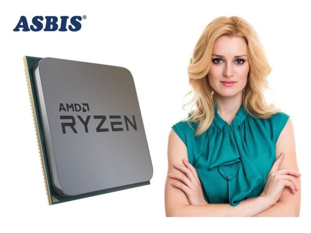 Lenka Priesolová z ASBIS CZ představuje procesory AMD RYZEN 3. generace