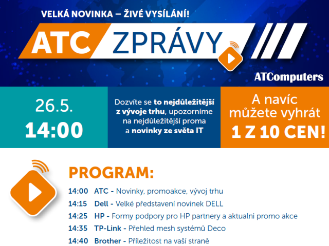 7. živé ATC Zprávy již zítra!