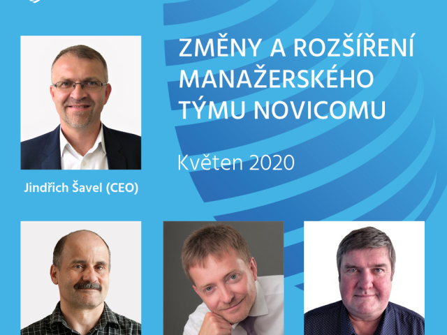 Změny v manažerském týmu společnosti Novicom, výrobce IT security řešení