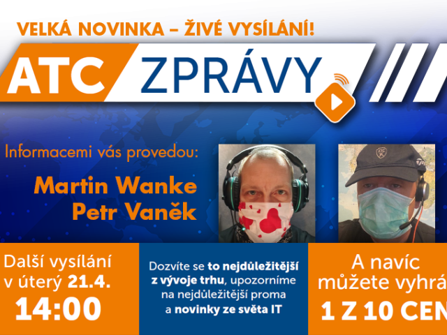 1. živé vysílání ATC zpráv