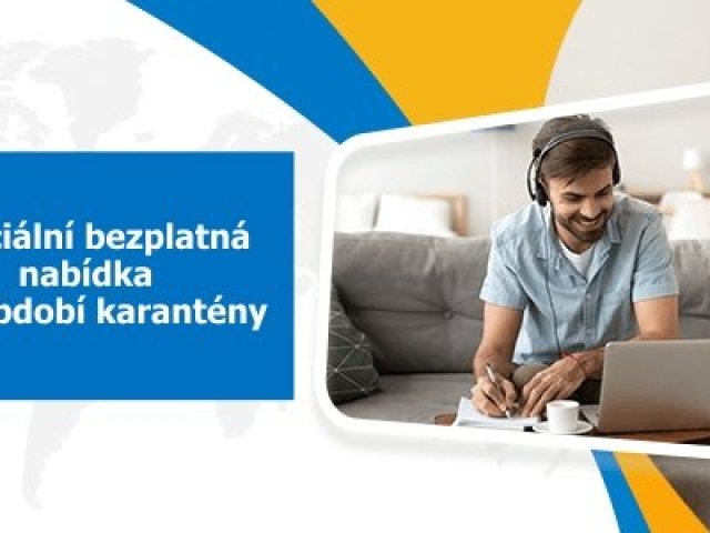 Výjimečná nabídka pro období karantény - zcela bezplatně