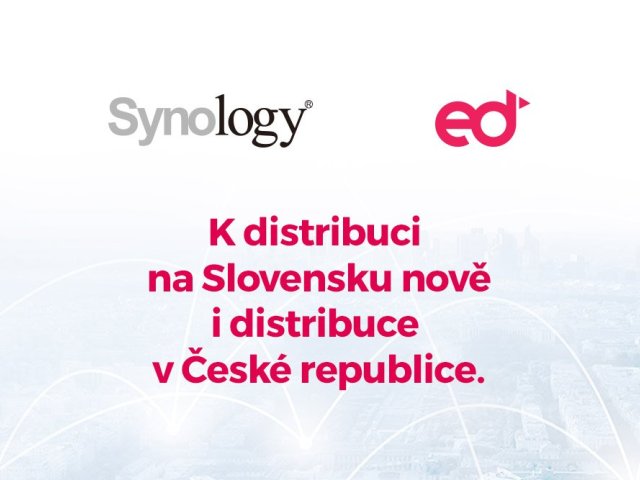 eD system je oficiálním distributorem značky Synology 